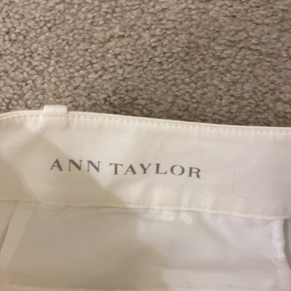 Ann Taylor Long white shorts - size 8 NWT - Picture 5 of 9
